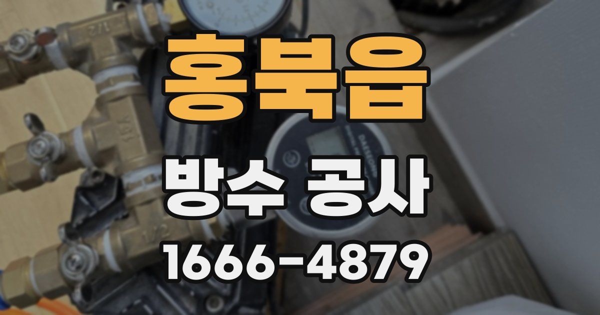 홍북읍 방수 공사