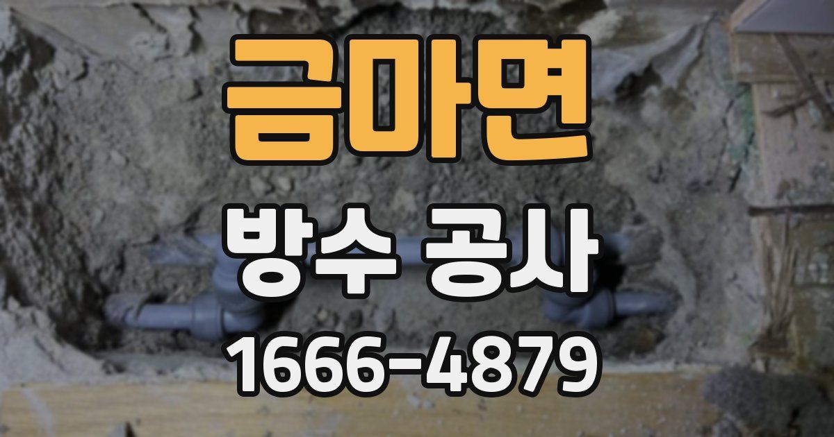 금마면 방수 공사