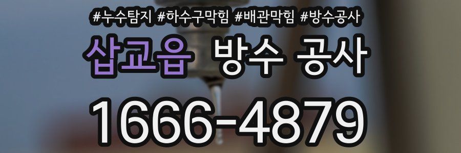 삽교읍 방수 공사