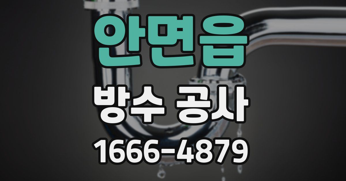 안면읍 방수 공사