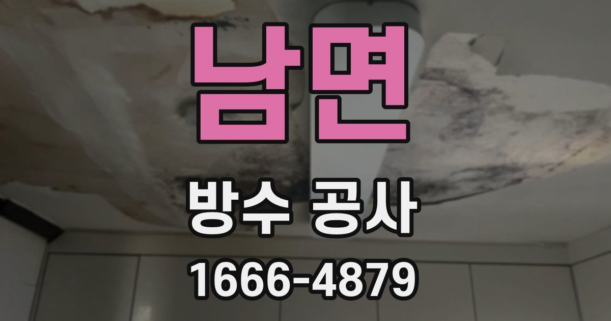 남면 방수 공사