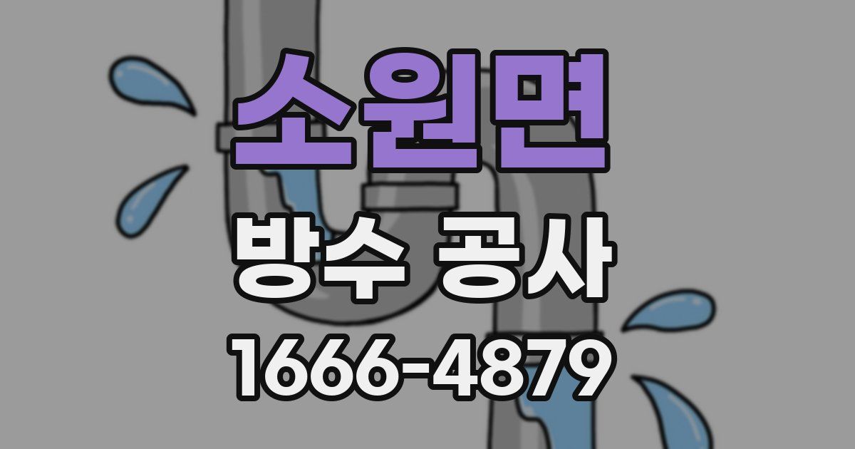 소원면 방수 공사