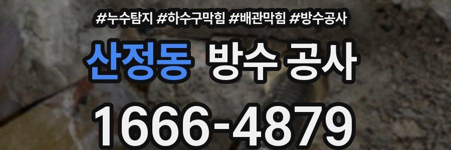 산정동 방수 공사