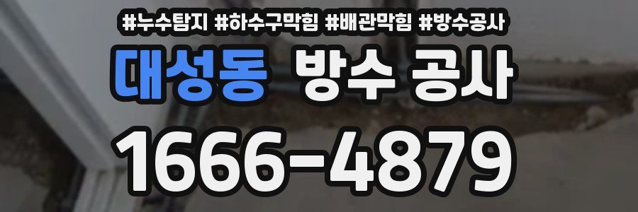 대성동 방수 공사