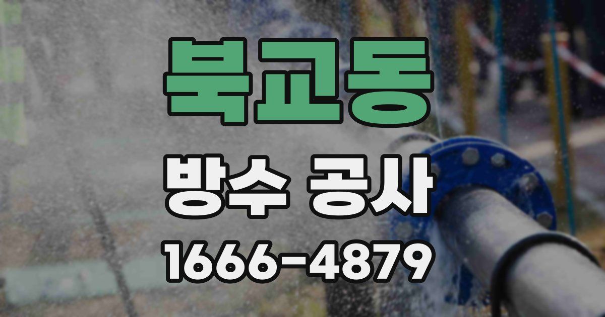 북교동 방수 공사