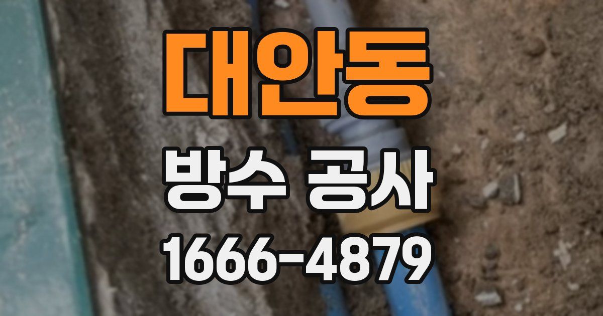 대안동 방수 공사