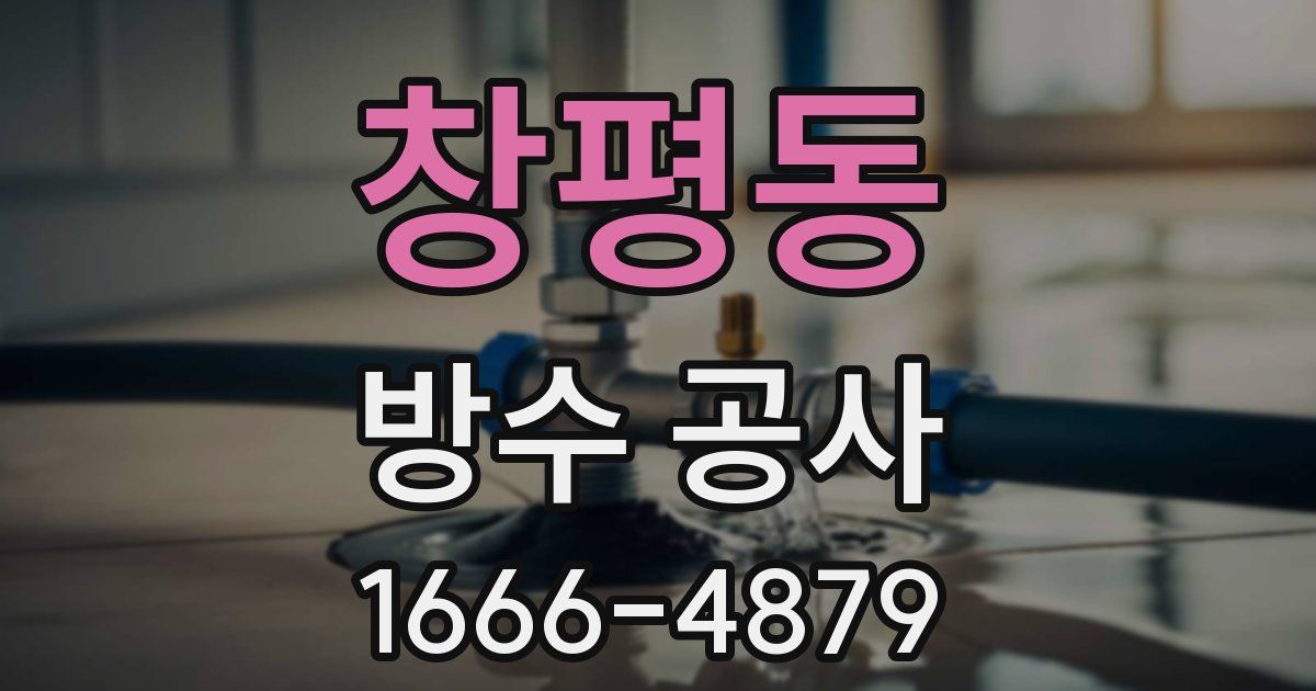 창평동 방수 공사