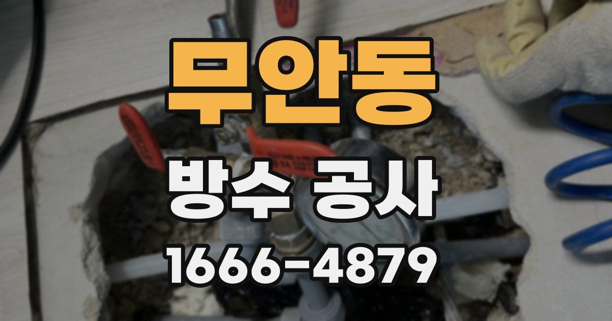 무안동 방수 공사