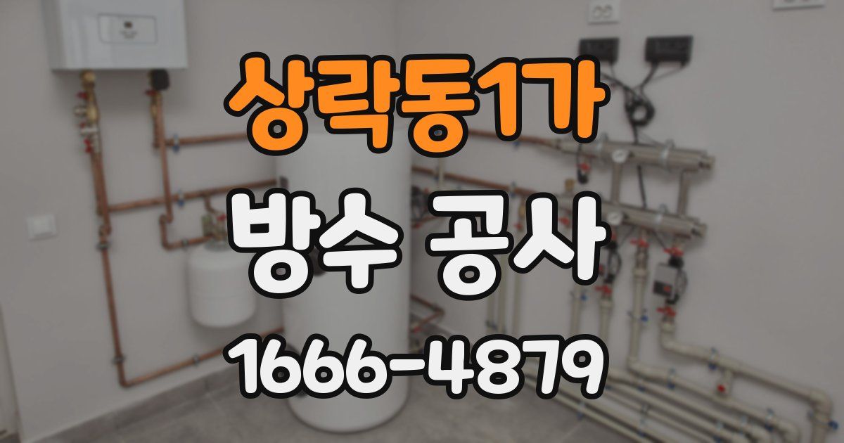 상락동1가 방수 공사
