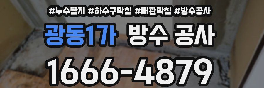 광동1가 방수 공사