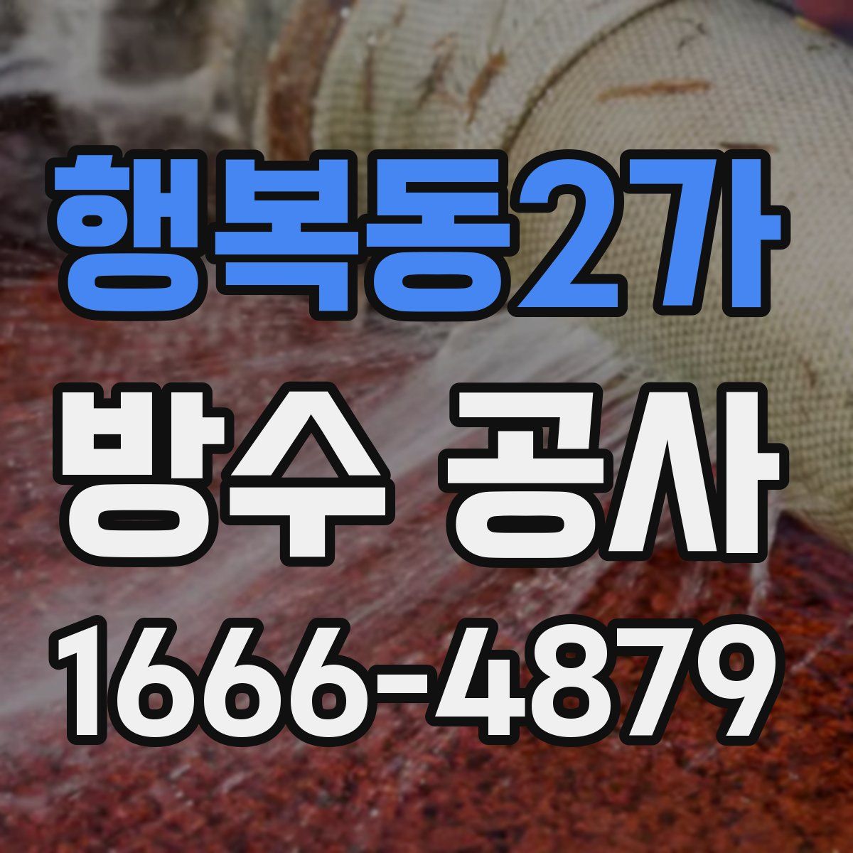 행복동2가 방수 공사