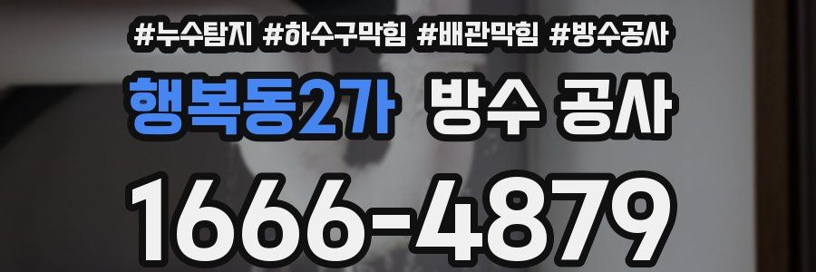 행복동2가 방수 공사