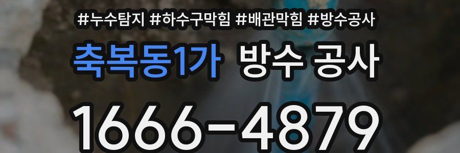 축복동1가 방수 공사