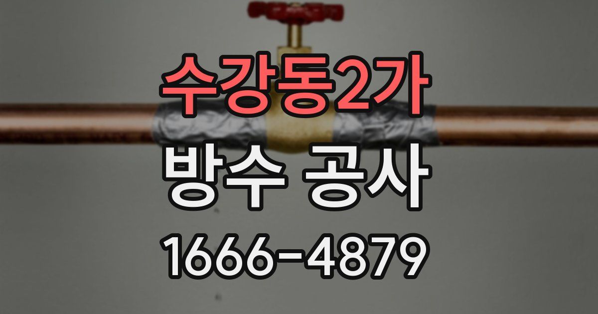 수강동2가 방수 공사
