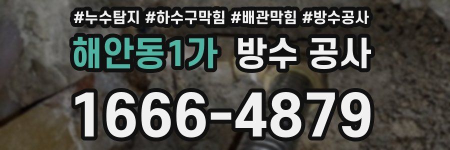 해안동1가 방수 공사