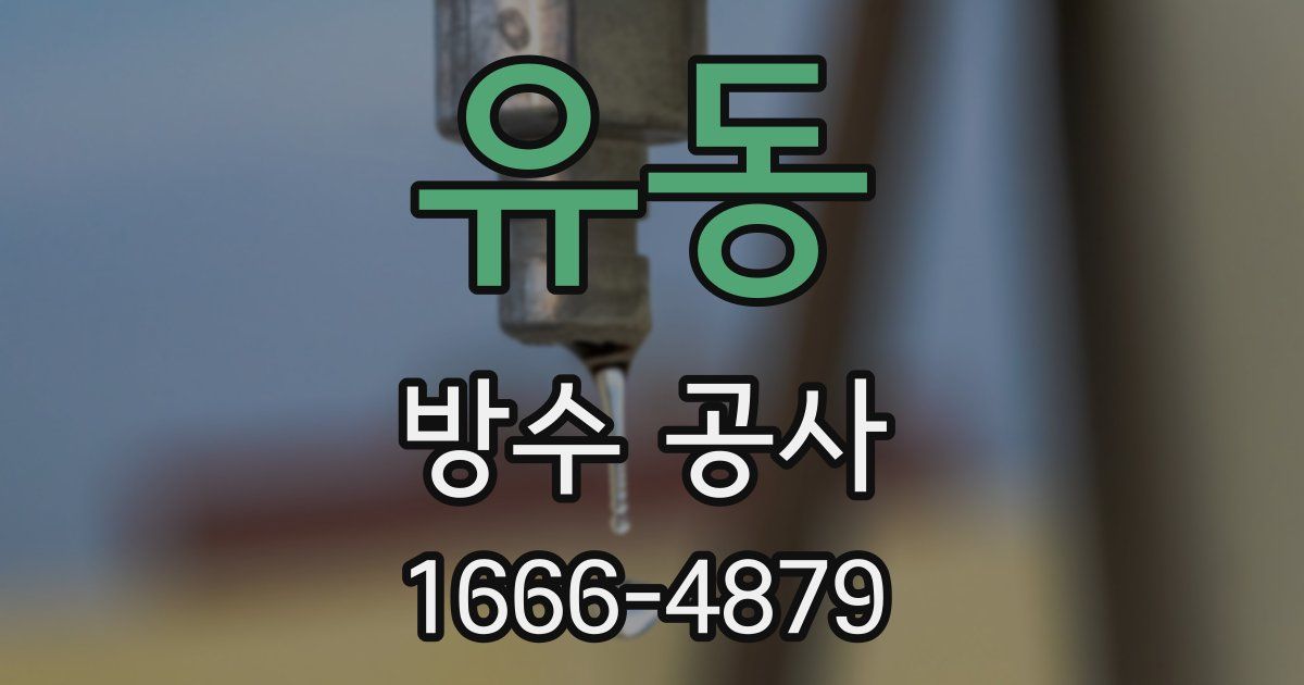유동 방수 공사