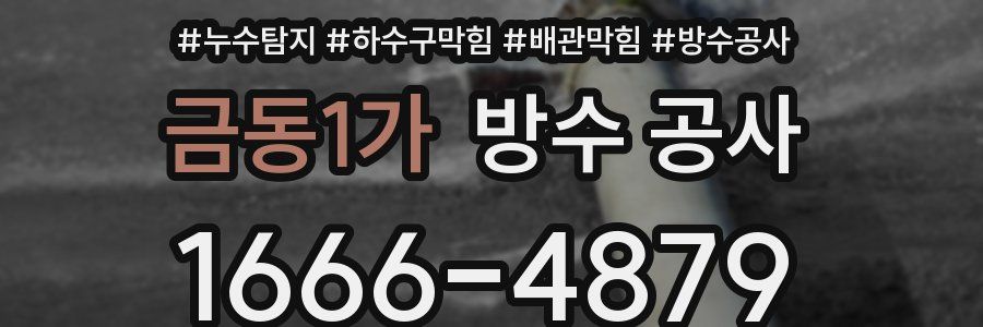 금동1가 방수 공사