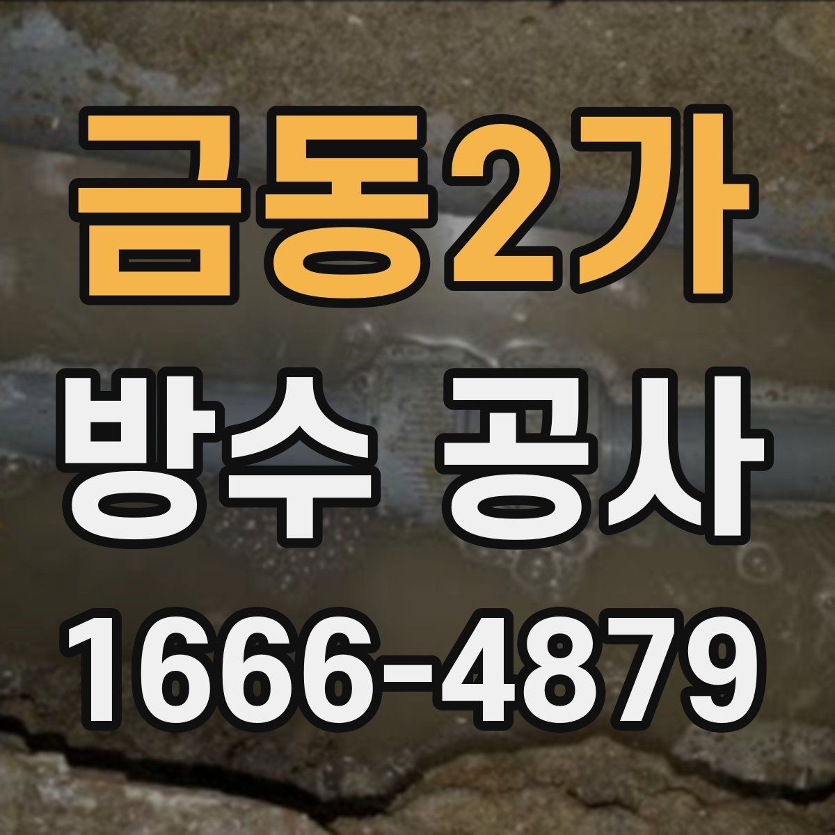 금동2가 방수 공사