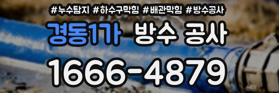 경동1가 방수 공사