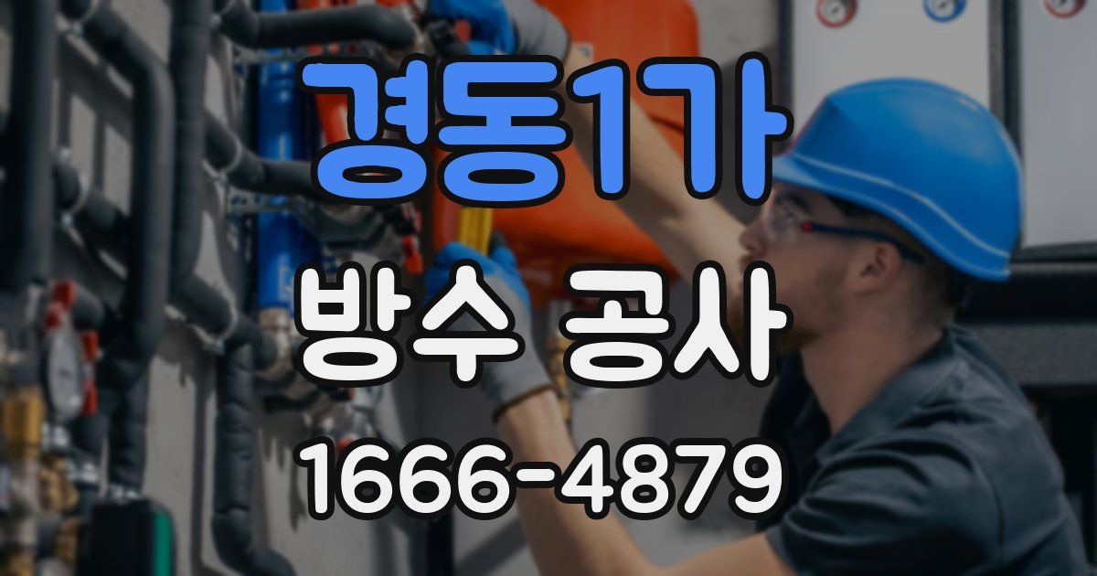 경동1가 방수 공사