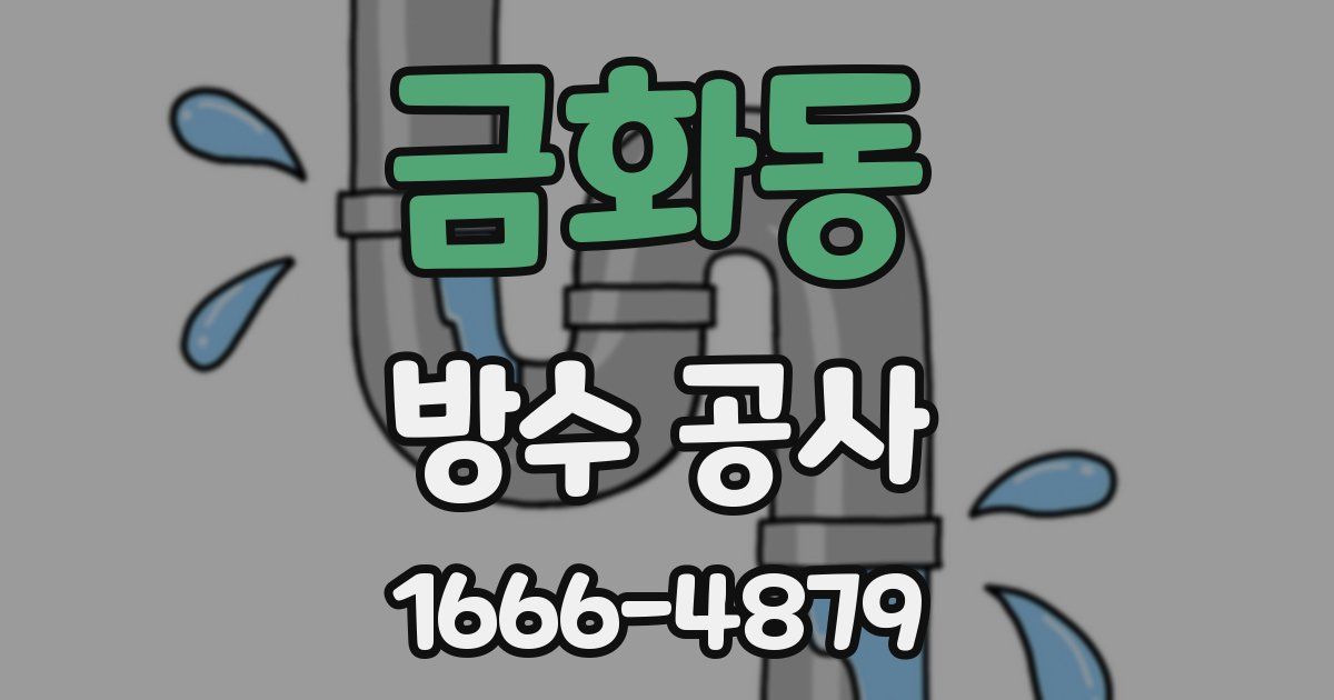 금화동 방수 공사