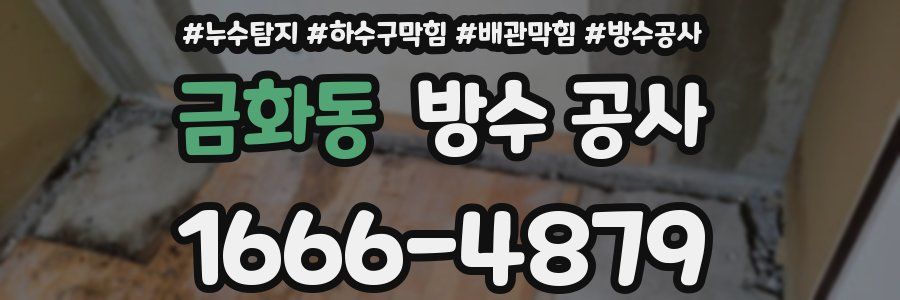 금화동 방수 공사