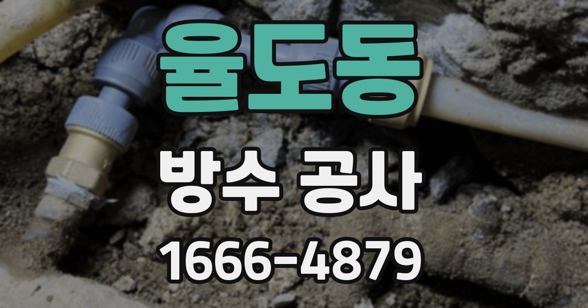 율도동 방수 공사