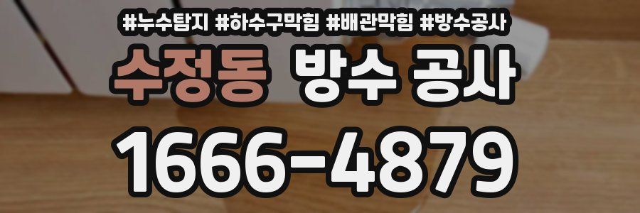 수정동 방수 공사