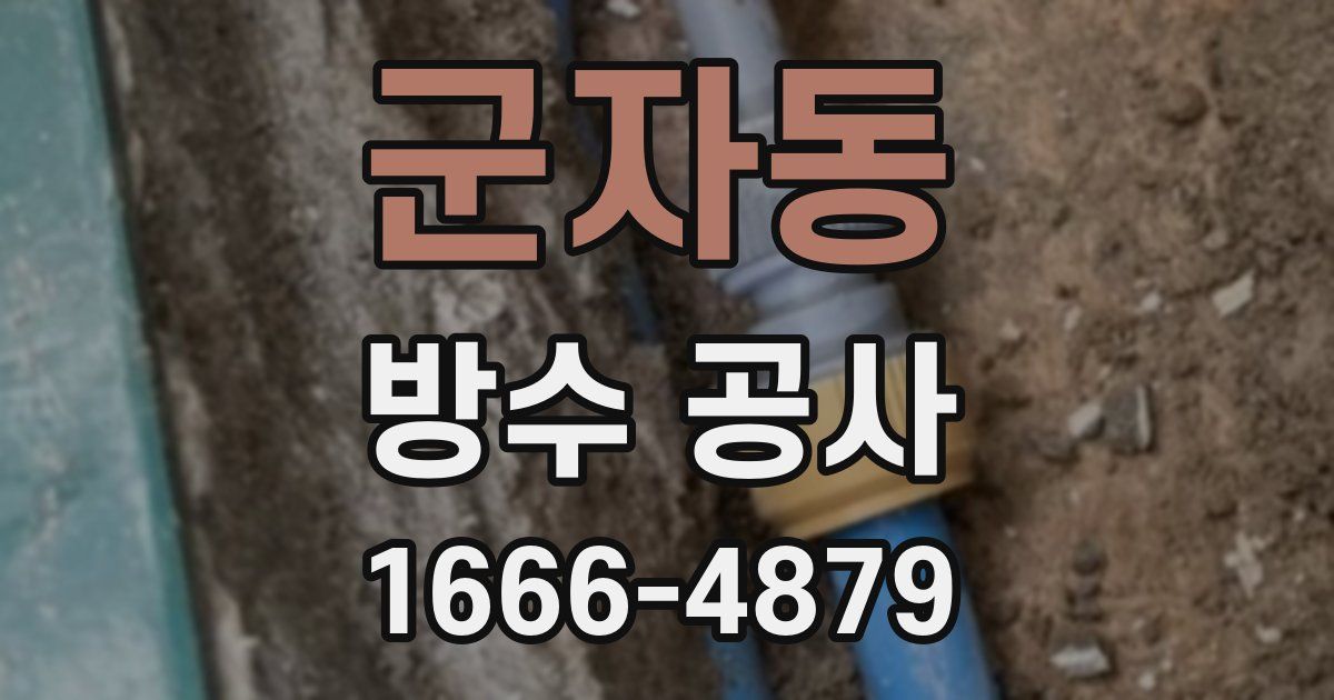 군자동 방수 공사