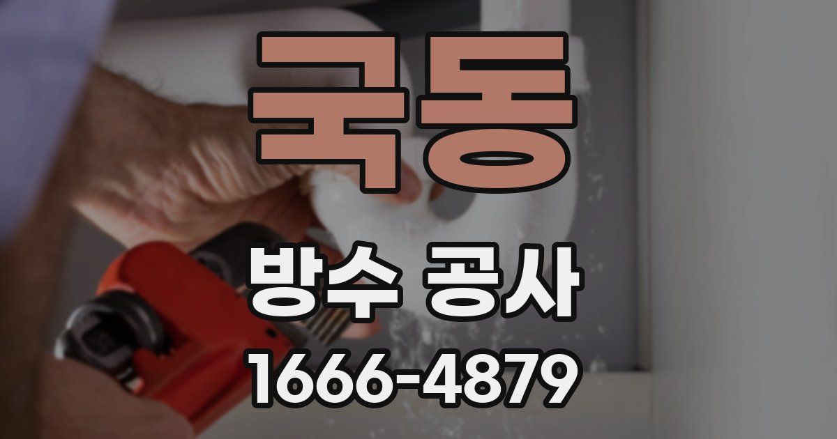 국동 방수 공사