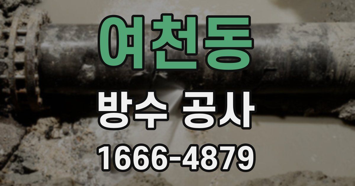 여천동 방수 공사