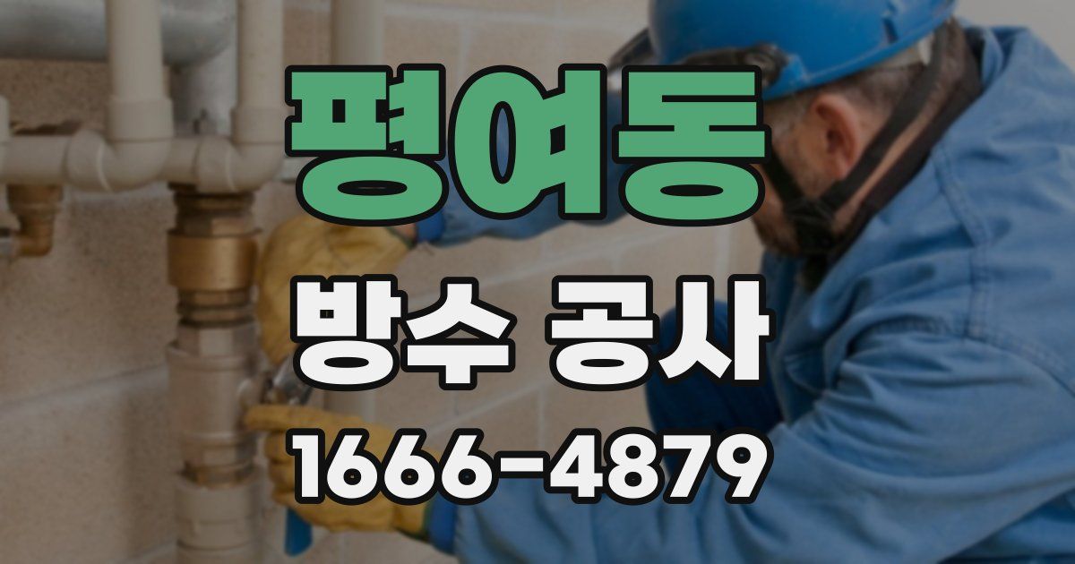평여동 방수 공사