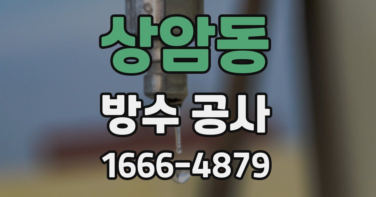 상암동 방수 공사