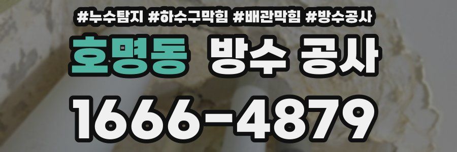 호명동 방수 공사