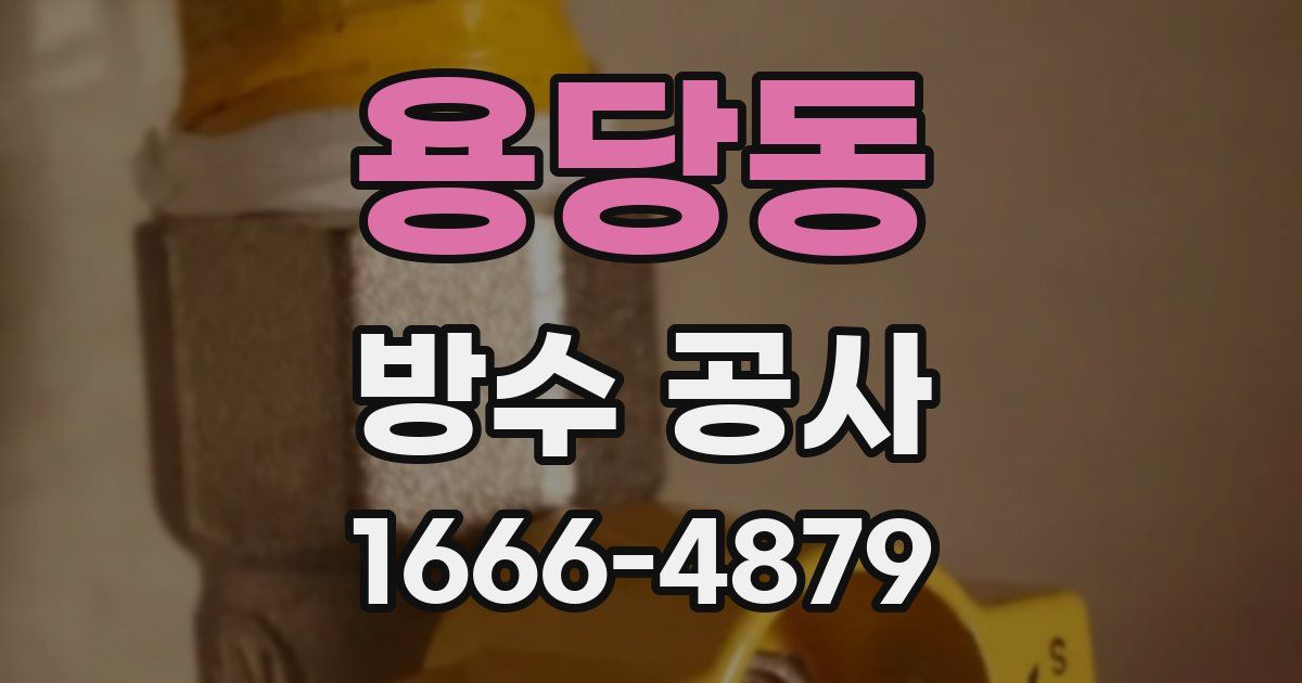 용당동 방수 공사