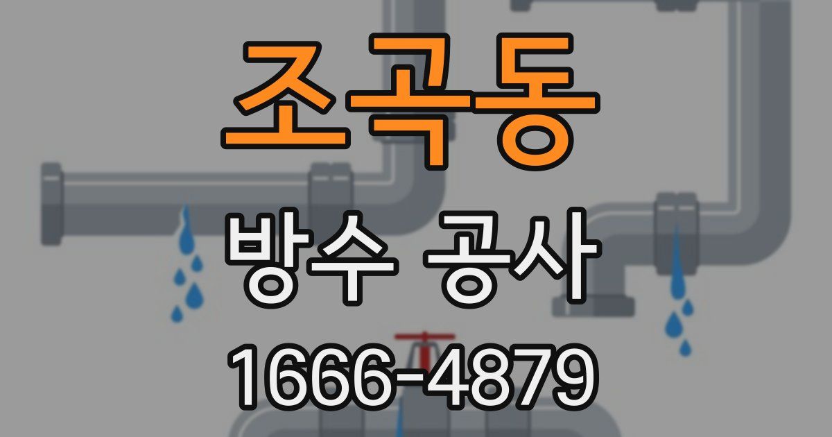조곡동 방수 공사