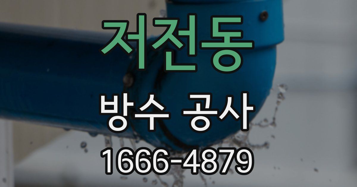 저전동 방수 공사