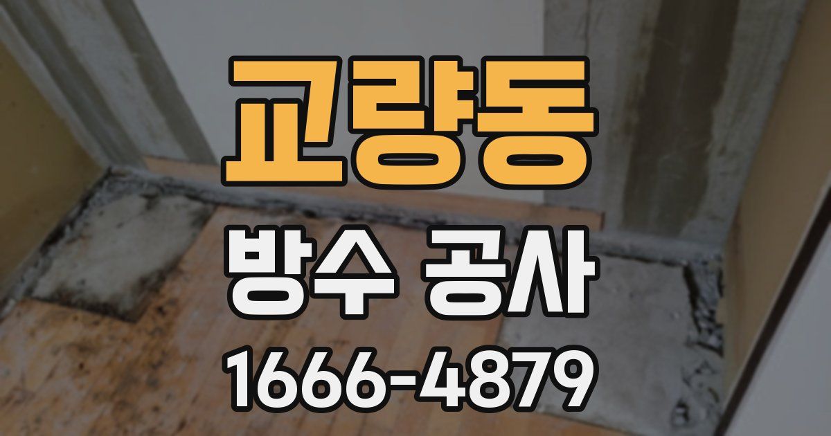 교량동 방수 공사