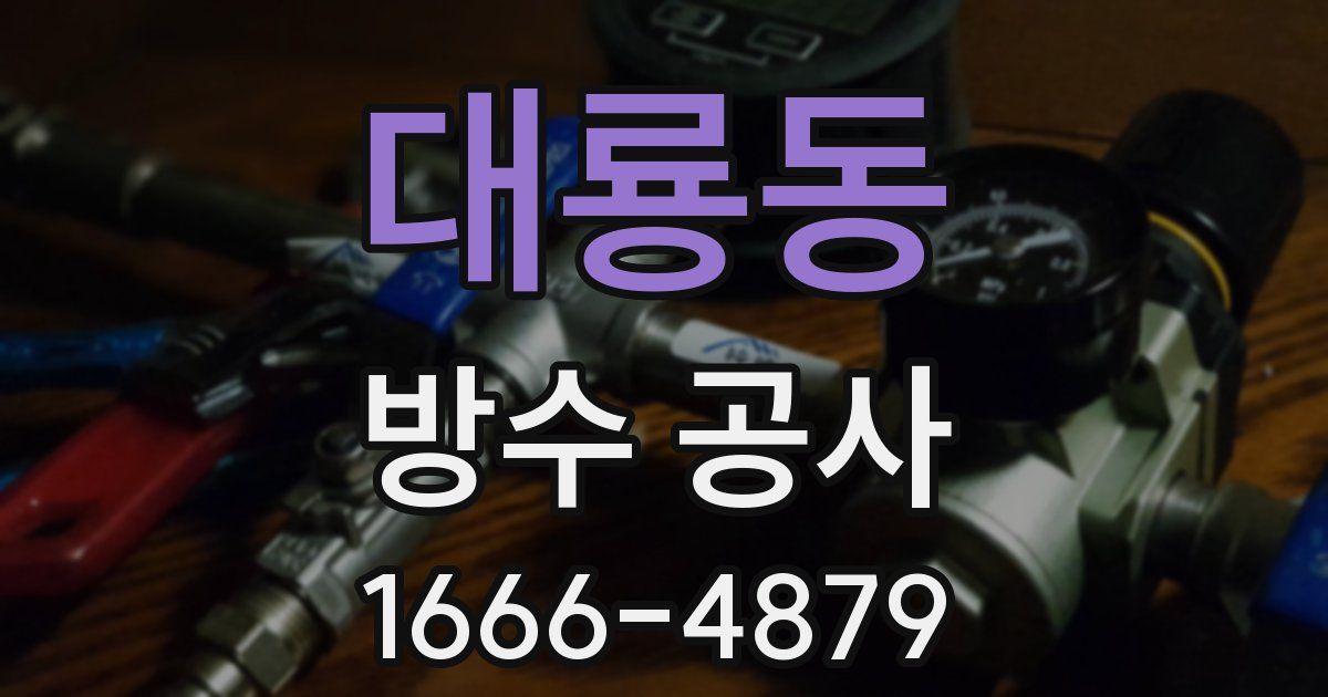 대룡동 방수 공사