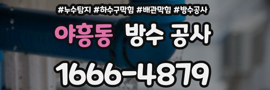 야흥동 방수 공사