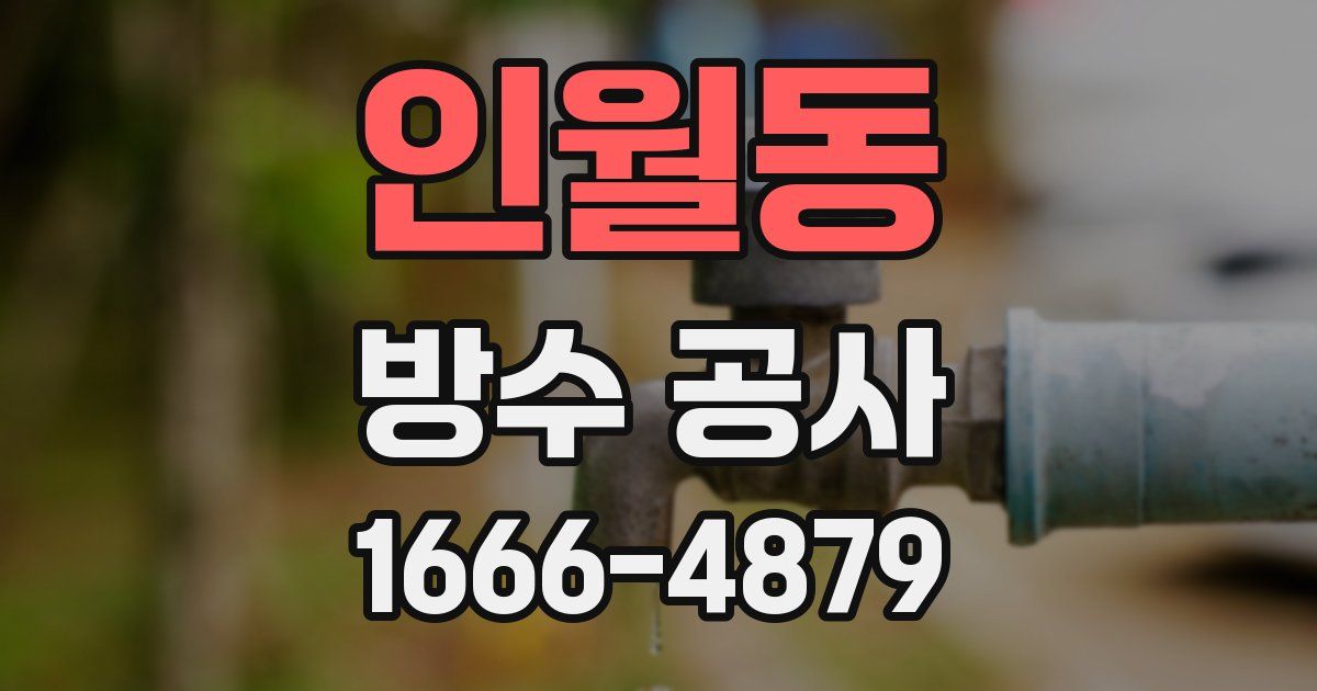 인월동 방수 공사