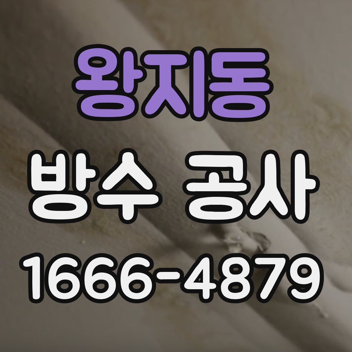 왕지동 방수 공사
