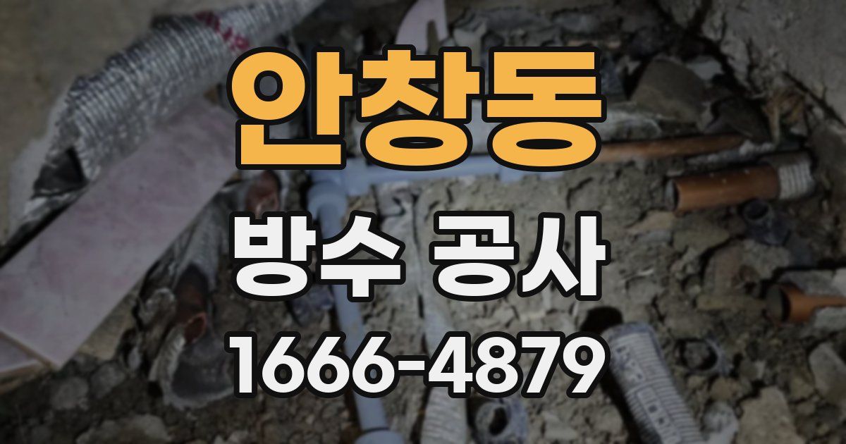 안창동 방수 공사