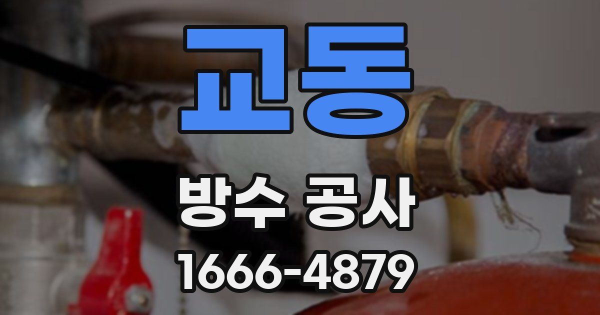 교동 방수 공사
