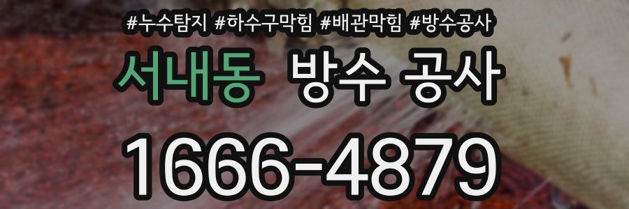 서내동 방수 공사