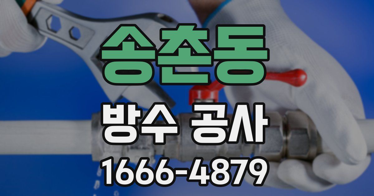 송촌동 방수 공사