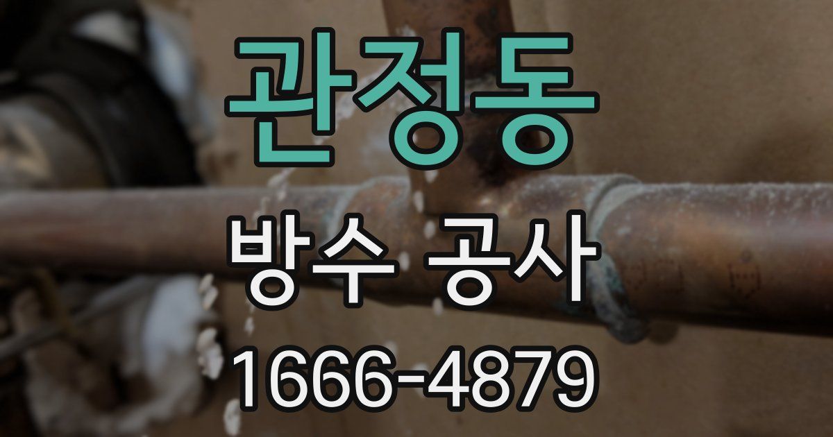 관정동 방수 공사