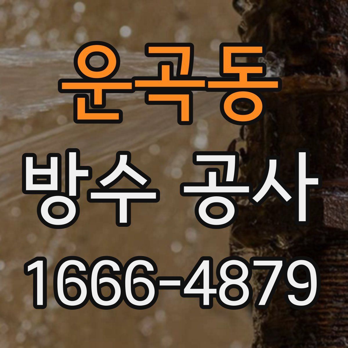 운곡동 방수 공사
