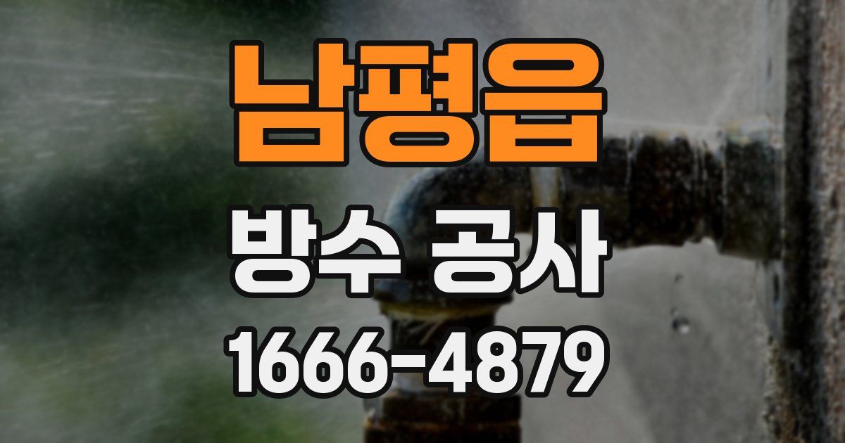 남평읍 방수 공사