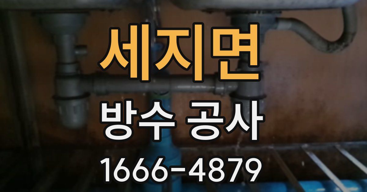 세지면 방수 공사